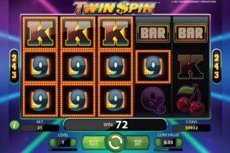 Twin spin slot
