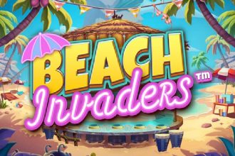 NetEnt Beach Invaders Slot Logo