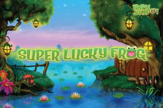 Super Lucky Frog Slot Logo