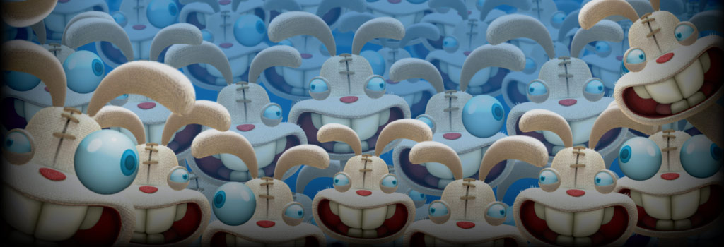 Wonky Wabbits Background Image