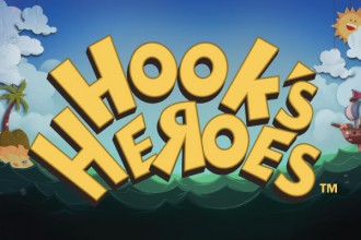 Hooks Heroes Slot Logo