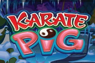 Karate Pig Slot Logo