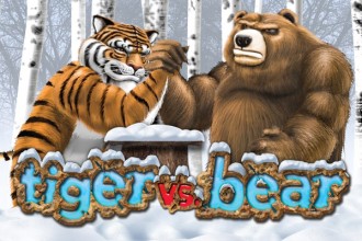 Tiger VS Bear Slot Logo