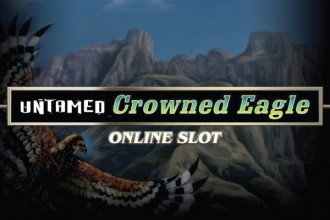 Untamed Crowned Eagle Slot Logo