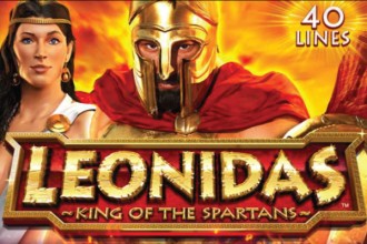 Leonidas King of Spartans Slot Logo