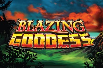 Blazing Goddess Slot Logo