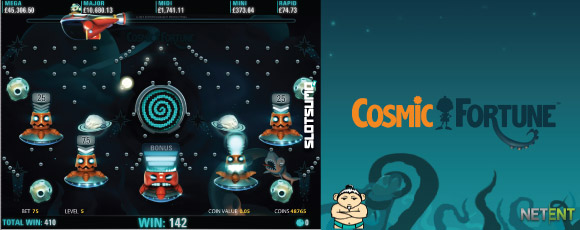 Cosmic Fortune Slot Bonus Game In Action