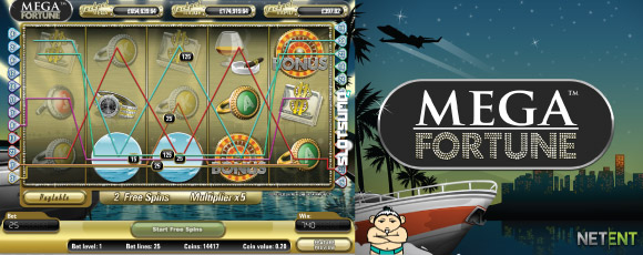 Online Mega Fortune Jackpot Slot Screenshot