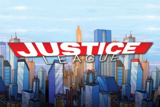 Justice League Online Slot Logo