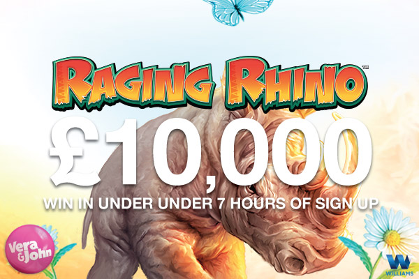 10K Raging Rhino Slot Win With In 7 Hours Of Sign Up