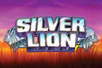 Silver Lion Online Slot Logo