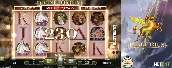 NetEnt Divine Fortune Jackpot Slot Machine