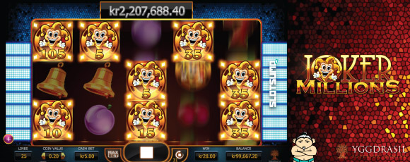 Yggdrasil Joker Millions Slot Machine Jackpot Spin