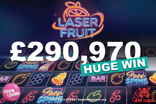 Laser Fruit Slot Big Win & Vera&John Casino