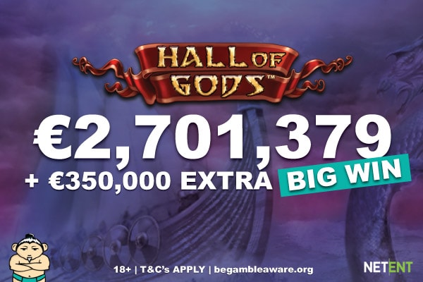 Hall of Gods Jackpot Winner Gets A Little Extra