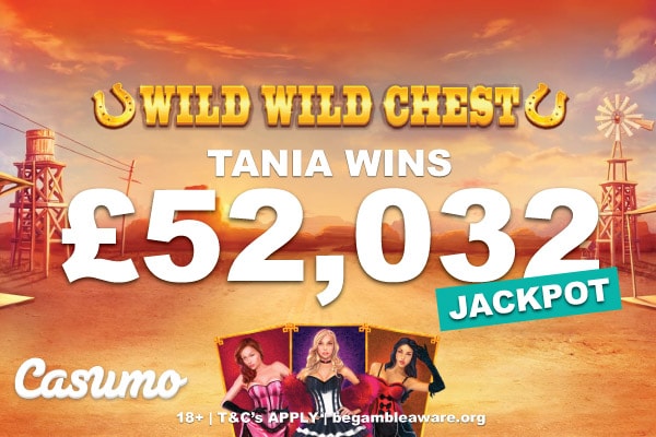 Casumo UK Casino Wild Wild Chest Jackpot Slot Win
