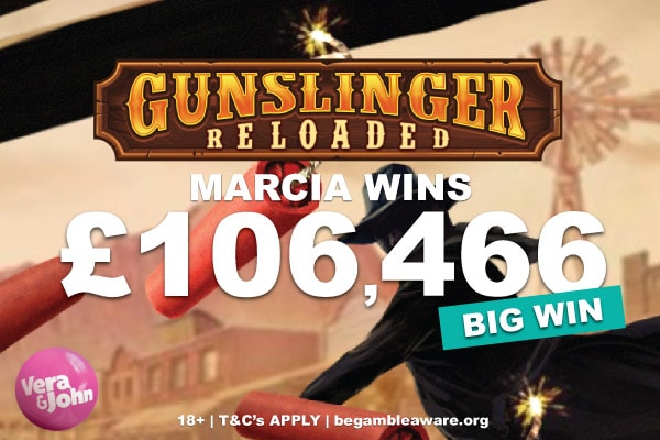 Gunslinger Reloaded Slot Big Win at Vera&John Casino