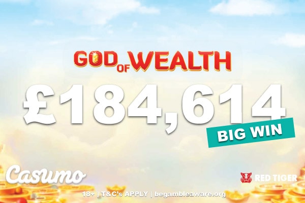 Casumo Casino God Of Wealth Slot Win