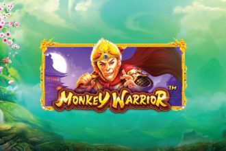 Monkey Warrior Online Slot Logo
