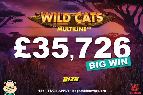 Rizk Casino Wild Casts Multiline Slot Win