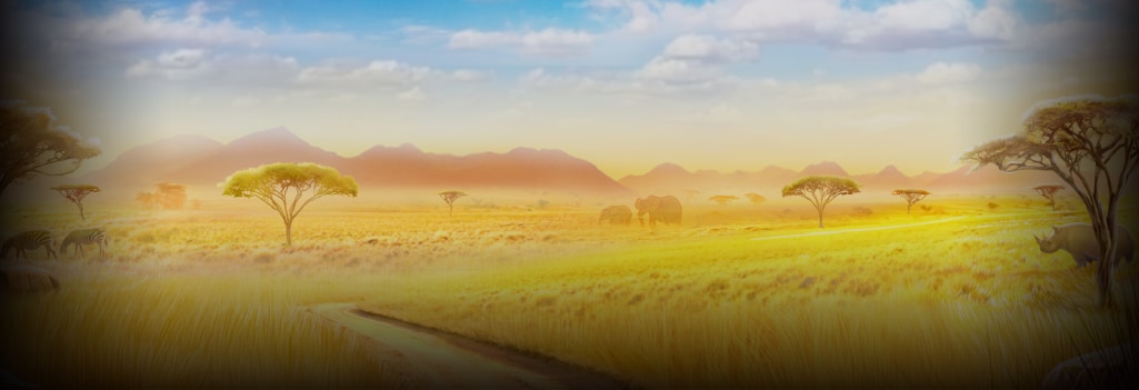 Great Rhino Megaways Background Image