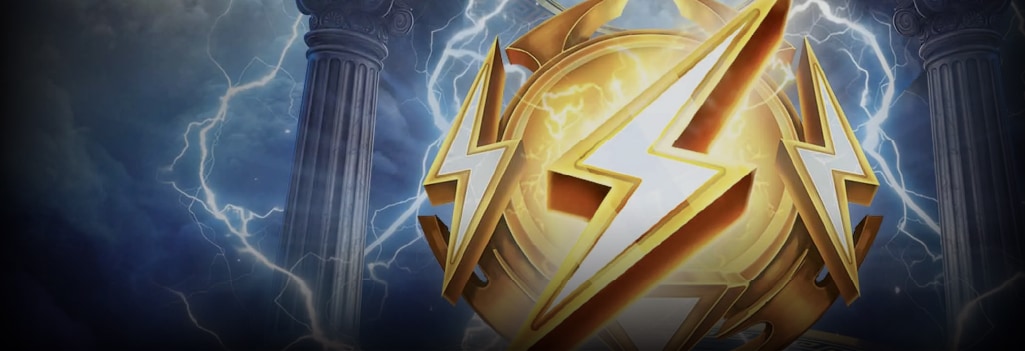 Zeus Lightning Power Reels Background Image