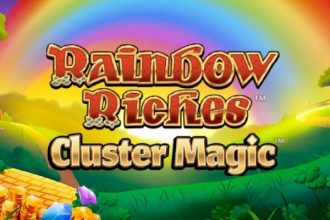 Rainbow Riches Cluster Magic Slot Logo