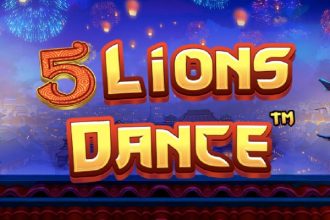 5 Lions Dance Slot Logo