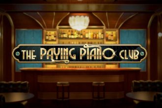 The Paying Piano Club Slot Logo