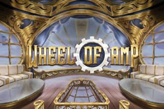 Wheel of Amp Slot Logo