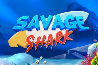 Savage Shark Slot Logo