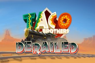 Taco Brothers Derailed Slot Logo