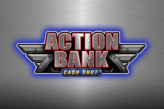 Action Bank Cash Shot Slot Logo