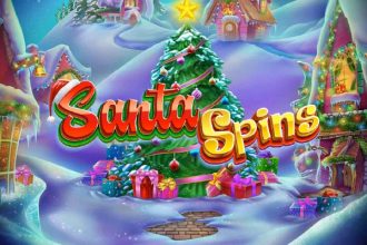 Santa Spins Slot Logo