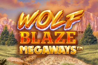 Wolf Blaze Megaways Slot Logo