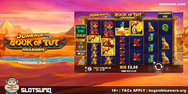 John Hunter and the Book of Tut Megaways New Slot Release