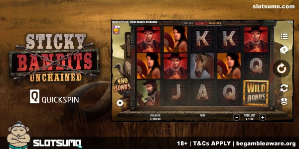 Sticky Bandits Unchained New Slot Release